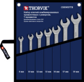 Набор ключей комбинированных с трещоткой THORVIK CRRWS7TB