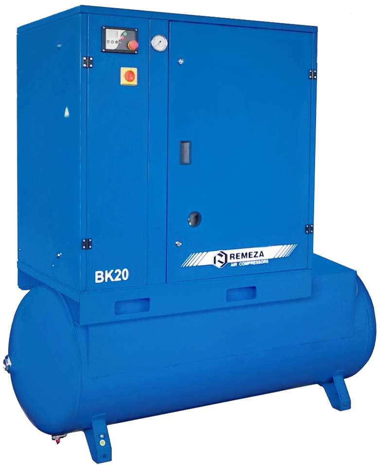 Винтовой компрессор Remeza ВК20-8(10,15)-500Д  с ременным приводом