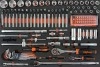 Набор головок торцевых Ombra OMT131STE, 1/4", 1/2" DR с аксессуарами и вставками-битами