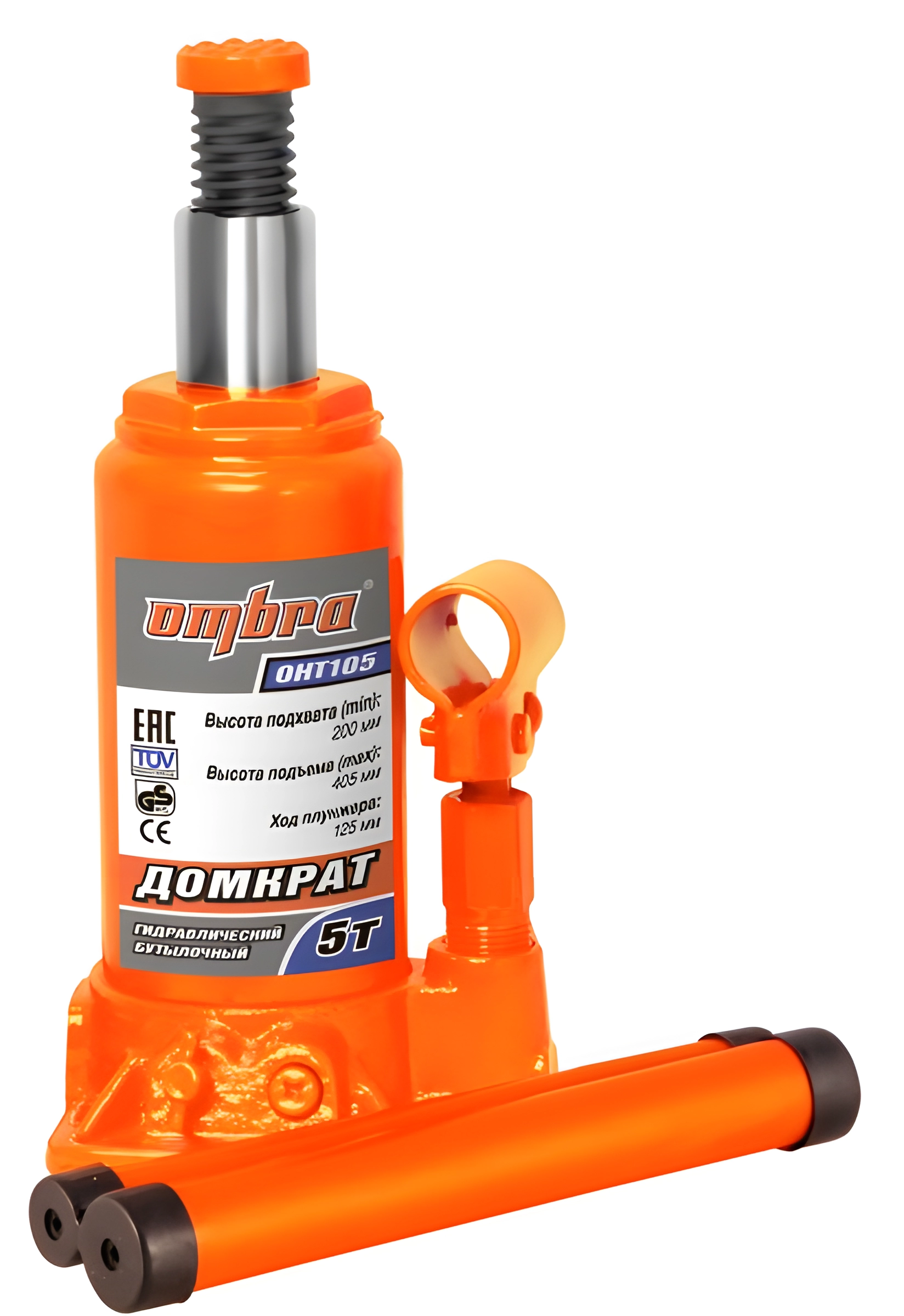 Домкрат бутылочный гидравлический Ombra OHT105