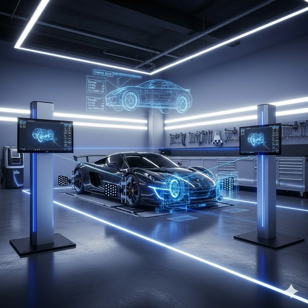 Революция в диагностике СТО: Новое поколение стендов сход-развала Техно Вектор 8