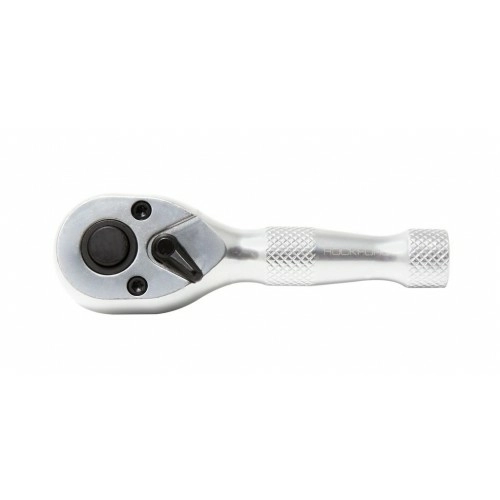 Трещотка реверсивная короткая с накаткой 3/8'' Rock Force RF-802326