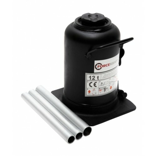 Домкрат бутылочный двухштоковый 12т Forcekraft FK-TH812001