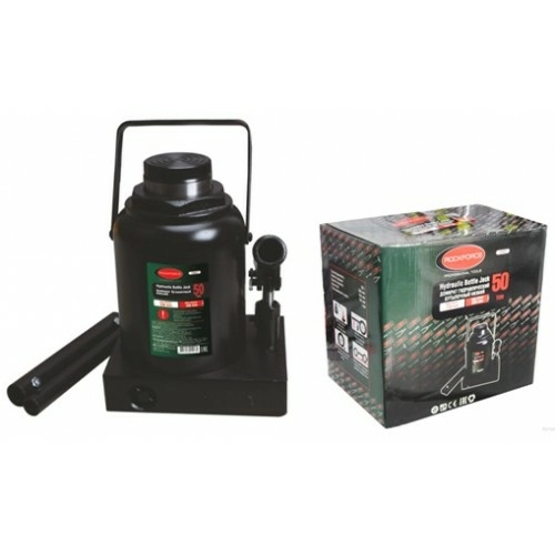 Домкрат бутылочный низкопрофильный+доп.ремкомплект Rock Force RF-T95007