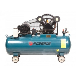 Компрессор 200л 2-х поршневой с ременным приводом, Forsage, F-TB290-200