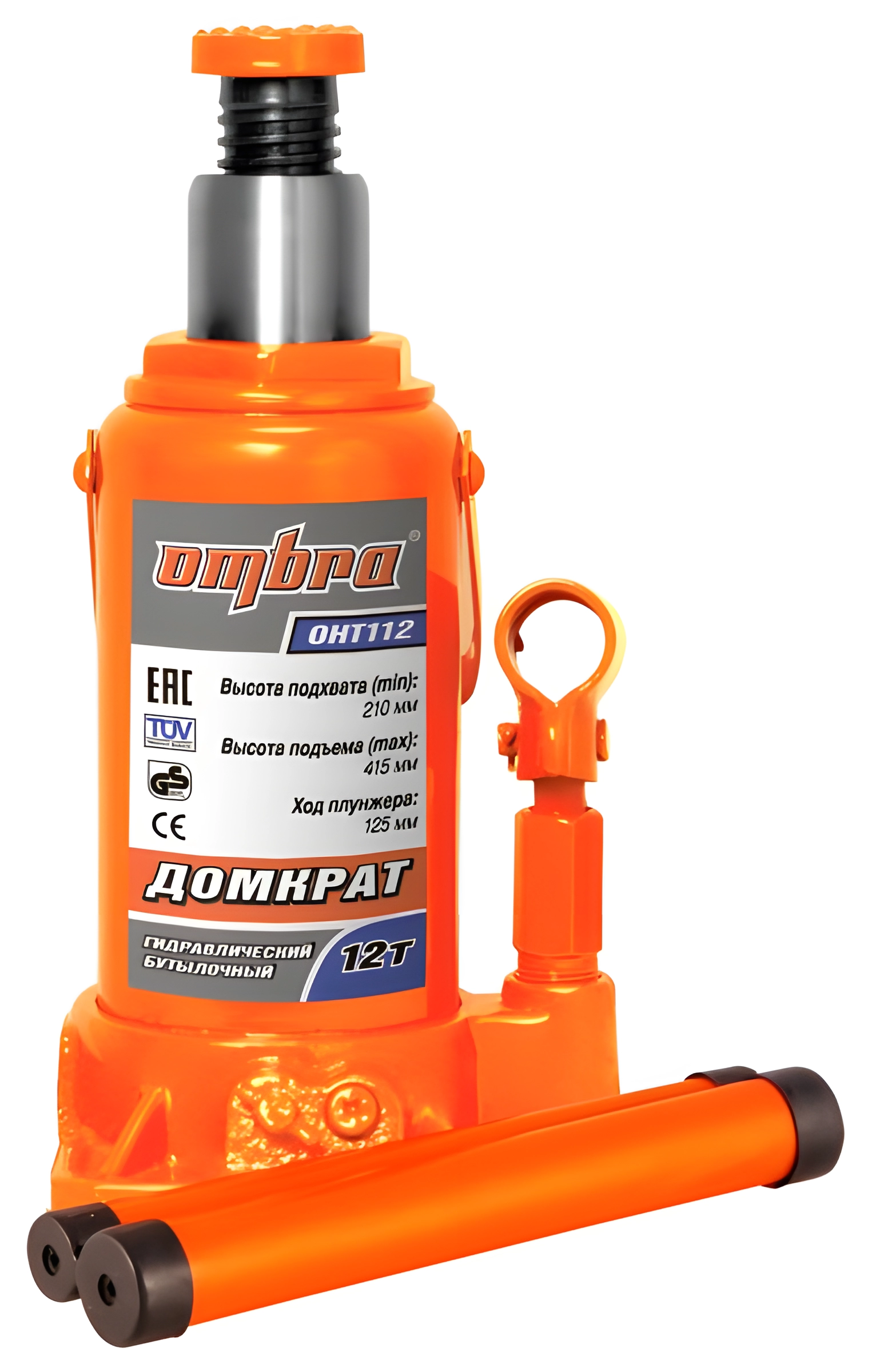 Домкрат бутылочный гидравлический Ombra OHT112