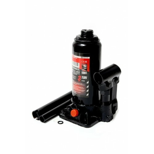 Домкрат бутылочный 3т с клапаном+доп. ремкомплект Forcekraft FK-T90304S