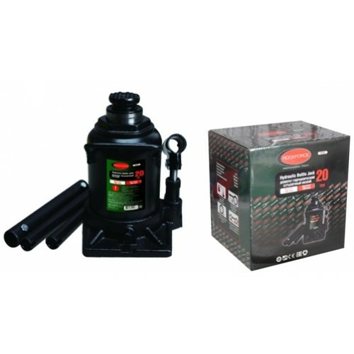 Домкрат бутылочный 20т низкопрофильный+доп.ремкомплект Rock Force RF-T92007
