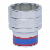 Головка торцевая стандартная двенадцатигранная 1/2", 27 мм KING TONY 433027M