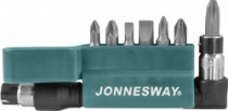 Комплект вставок-бит JONNESWAY S08H208S (1/4") 8 предметов