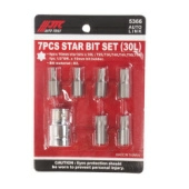 Набор бит JTC 5366 (1/2", TORX, Т25-55, 7 предметов)