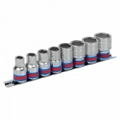 Набор торцевых головок 1/2", шестигранные, 3/8"-7/8", 8 предметов KING TONY 4510SR