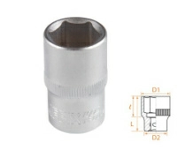 Головка торцевая стандартная шестигранная 1/2" 17 мм AFFIX AF00040017