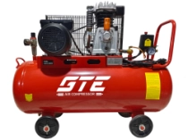 Компрессор поршневой ременной одноступенчатый GTE MR100A300B (220 В, 300 л/мин, ресивер-100 л)