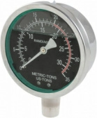 Манометр Ombra OHT620NPG для гидравлического пресса OHT620N