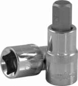 Насадка торцевая 120204, 1/2"DR с вставкой-битой шестигранной, Н4
