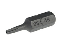 Бита TORX 5-ти гранная с отверстием JTC 1192508 (TS8Hх25 мм, 1/4")