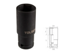 Головка торцевая ударная глубокая шестигранная 1/2" 21 мм TOLSEN TT18271
