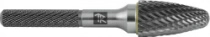 Thorvik TRRBF10200665-2  Борфреза твердосплавная гиперболическая, тип F, 10 мм, двойная насечка, в боксе