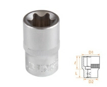 Головка торцевая TORX Е-стандарт 1/2" E20 AFFIX AF00043020