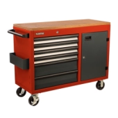 RUNTEC RTVIND-6R Тележка - верстак 1155*465 мм, 6 полочная Industrial красная