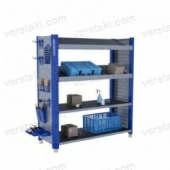 Полочный производственный стеллаж KronVuz CT H2N2 15Х16-2SB2-KV-N-01