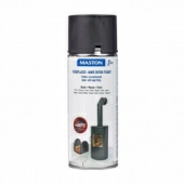 Краска аэрозольная термостойкая MASTON 450⁰С 180-1004 чёрная 0.4 л