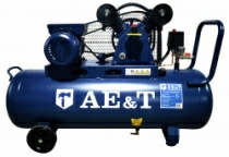 Компрессор поршневой AE&T TK-100-3A, ресивер 100л, производительность 290л/мин, 220В