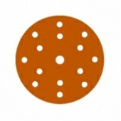 ORANGE CERAMIC диск на бумажной основе, керамика Ø150мм, Р320, липучка 15 отв.