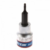 Насадка (бита) торцевая 3/8" TORX, T8, L = 50 мм, с отверстием KING TONY 302708