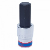 Насадка (бита) торцевая 1/2", HEX, 19 мм, L = 80 мм KING TONY 403519