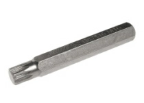 Бита SPLINE удлиненная JTC 1367510 (M10х75 мм, 10 мм, S2) 