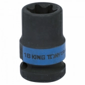 Головка торцевая ударная TORX Е-стандарт 1/2", E18, L = 38 мм KING TONY 457518M