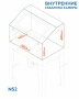 Пескоструйная камера фронтальная загрузка 220 л NORDBERG NS2