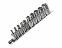 Набор головок торцевых JTC 3901 (1/4"-3/8", TORX, Е4-Е18, 10 предметов)