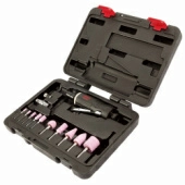 Пневматическая бормашина (шарошка) 3 - 6 мм, 25000 об/мин, с набором принадлежностей, 15 предметов MIGHTY SEVEN QA-0115A