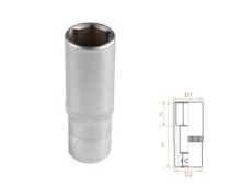 Головка торцевая глубокая шестигранная 3/8" 16 мм AFFIX AF00130016