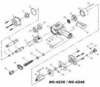 Ремкомплект MIGHTY SEVEN NC-4236P28 для гайковерта NC-4236, прокладка