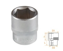 Головка торцевая стандартная шестигранная 3/8" 18 мм AFFIX AF00030018