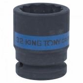 Головка торцевая ударная двенадцатигранная 3/4", 32 мм KING TONY 653032M