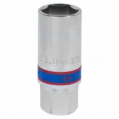 Головка свечная шестигранная 1/2" 21 мм магнитный фиксатор KING TONY 466521C