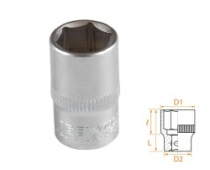 Головка торцевая стандартная шестигранная 3/8" 12 мм AFFIX AF00030012