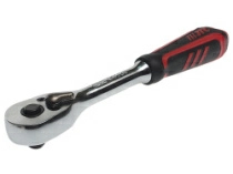Трещотка с резиновой рукояткой JTC 3602B (1/4", 36 зубьев, 150 мм)