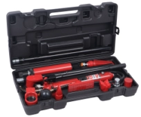 Набор гидравлических растяжек GTE-HR13010 (10 т.) для кузовных работ в кейсе