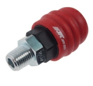 Переходник для компрессора M1/4" быстросъемный наружная резьба композитный двухрежимный JTC C20SMA