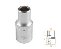 Головка торцевая стандартная шестигранная 1/4" 5,5 мм AFFIX AF00020055