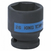 Головка торцевая ударная шестигранная 1/2", 26 мм KING TONY 453526M