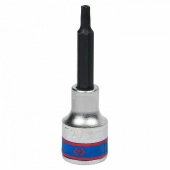 Насадка (бита) торцевая 1/2", TORX, T27, L = 80 мм, с отверстием KING TONY 403727
