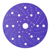 Круг шлифовальный на пленочной основе 150 мм GRIP P220 MultiHole Sandwox 328 PLUS Purple Line 328P.150.220.LC
