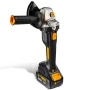 Шлифмашина угловая аккумуляторная RUNTEC PRO 125 мм, 20В, 2*4Ач, 900Вт RUNTEC RT-AG900